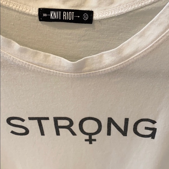 Knit Riot Strong Woman Tank Top - Picture 2 of 4